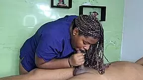 Intensely Horny Masseuse Craves Sucking My Pulsing Cock Deep