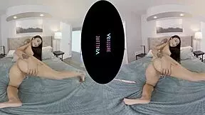 Vrallure Tests Petite Asian Pornstar Avery Black's Toy Vibrator Masturbation Skills