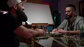 Tears of ecstasy in wild orgy with latina and two big cocks