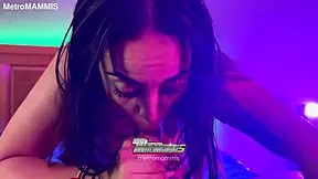 delivery girl candy chokes on all the bbc she craves