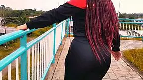 horny big ass redhead fucks for cash outdoors i pay 100