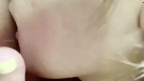 Bent over lesbians tease clits and big pussies in homemade heat