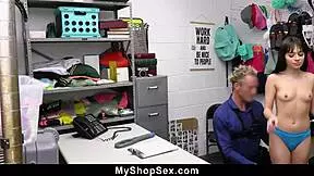 aria the shoplifter charms officer to dodge trouble