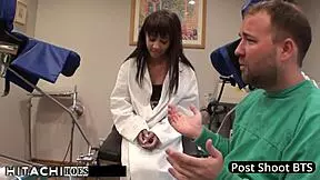 I feel so helpless getting hitachi orgasms from the doctor...