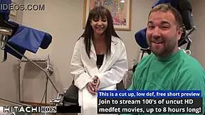 I feel so helpless getting hitachi orgasms from the doctor...