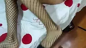 young latina stepsis in cop costume begs for my cock over boyfriend's