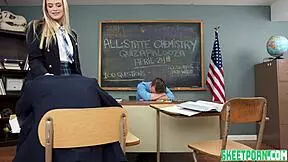 Chloe Rose innocent teen want deepthroat on monster cock then bent over doggystyle big tits bouncing cumshot finish?