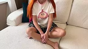 stepdad fills my mouth with cum while boyfriend's load drips from pussy