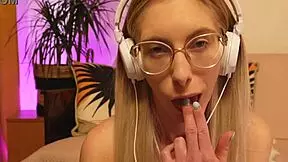 jerk to my glasses braces face