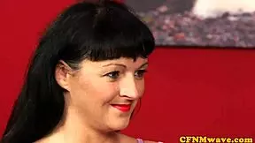 clothed stepmom strokes teen cock to facial explosion