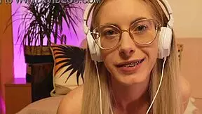 jerk to my glasses braces face