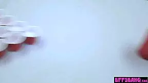 Hot Teen BFFs Rip Clothes For Bisexual Orgy Cock Pound