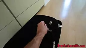 busty 18 year old amateur teen rides stepbrother's huge cock pov until creampie fills her up