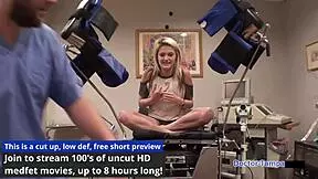 dr tampa's lesbian clinic backstage with hope harper in latex gloves