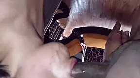 new wild delicious latina ass loves cum on her tongue in bedroom