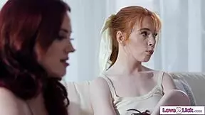 Teen Gets Licked Hard By Three Horny Stepmommys Till Squirting!