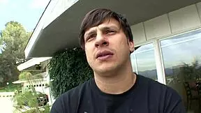 Horny Brunette Teen Takes Deep Creampie in Shaved Pussy