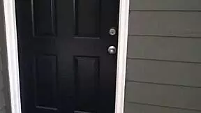 blonde asian stepsis drops to knees for public sloppy deepthroat blowjob