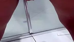 Teen Bends Over Squirts Juicy Piss In Bathroom