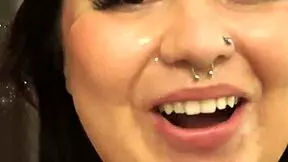 Dessa Hot Gives Total Oral Quickie Backstage Facial Cumshot