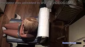 dr tampa's lesbian clinic backstage with hope harper in latex gloves