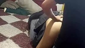 college girl offers pussy ride for phone credit in homemade creampie video