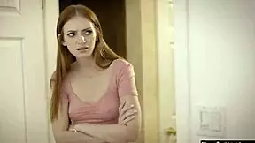 hey neighbor finally alone pounding this redhead teen's tight ass deep