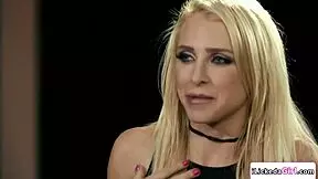 hey babe ever seen brunette lesbian tongue dive hairy blonde's juicy pussy?