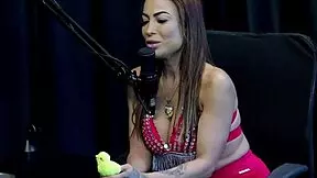 Ugh, this content creator chick loves teasing and swingers clubs, but her drunk recording sucks - belinha baracho on sheer red