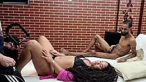 Whoa, this 18yo Brazilian big ass babe gets pounded backstage and creamed right on her juicy booty!