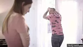 hey neighbor finally alone pounding this redhead teen's tight ass deep