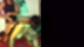 Clown Girl Rides Big Cock After Party