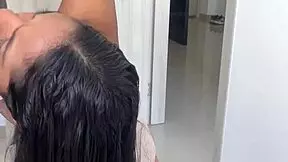 oye linda morena, mira como te trago ese bbc enorme pa tu carita con facial y deepthroat amateur