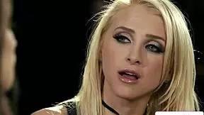 hey babe ever seen brunette lesbian tongue dive hairy blonde's juicy pussy?