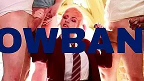 hot teen gives pov outdoor blowjob facial in lingerie panties