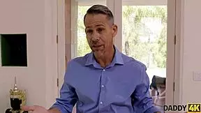 upset teen lassie chooses tender old daddy's caring love over everything else