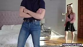 bisexual milf stepmom gets close with teen and foster stepson