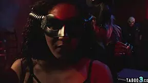 Milf Tricks Shy Teen into Outdoor Strapon Double Penetration Orgy!