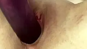 Pretty teen spreads wet tight pussy teasing dirty with her toy solo