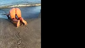 kleo furiosa beach solo wet pussy toes tanned tight ass blue eyes lipstick