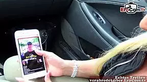 deutsche fitness model on erocom date meets huge guy for hilarious user encounter outdoors