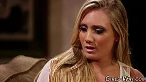 lesbian trio devours wet pussies in hungry 3way scissoring feast