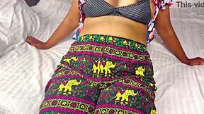 horny asian stepsister begs for rough doggystyle pussy pounding