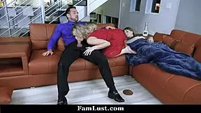 Step daughter zoey monroe fucked hard by step dad next to sleeping step mommy