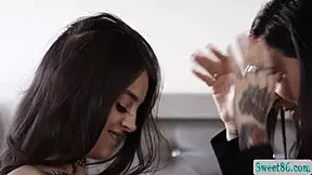 joanna angel guides stepdaughter maddy may through intimate toy session