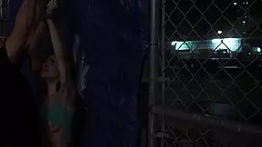 Rough public outdoor missionary dominates anya olsen hard