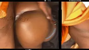 can this ebony wife handle monster cock ripping clothes till she squirts and taps out begging?