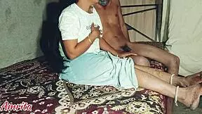 bhabhi screams as step sis gets pounded hard at night with hindi dirty talk