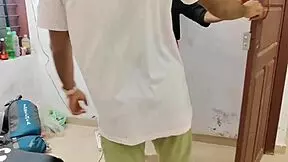 komal and neha alone in room get furious threesome pounding