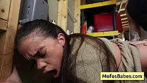 Who wouldn't crave sexy brunette angelina moon fingering her wet pussy before fucking gardener logan xander in van?